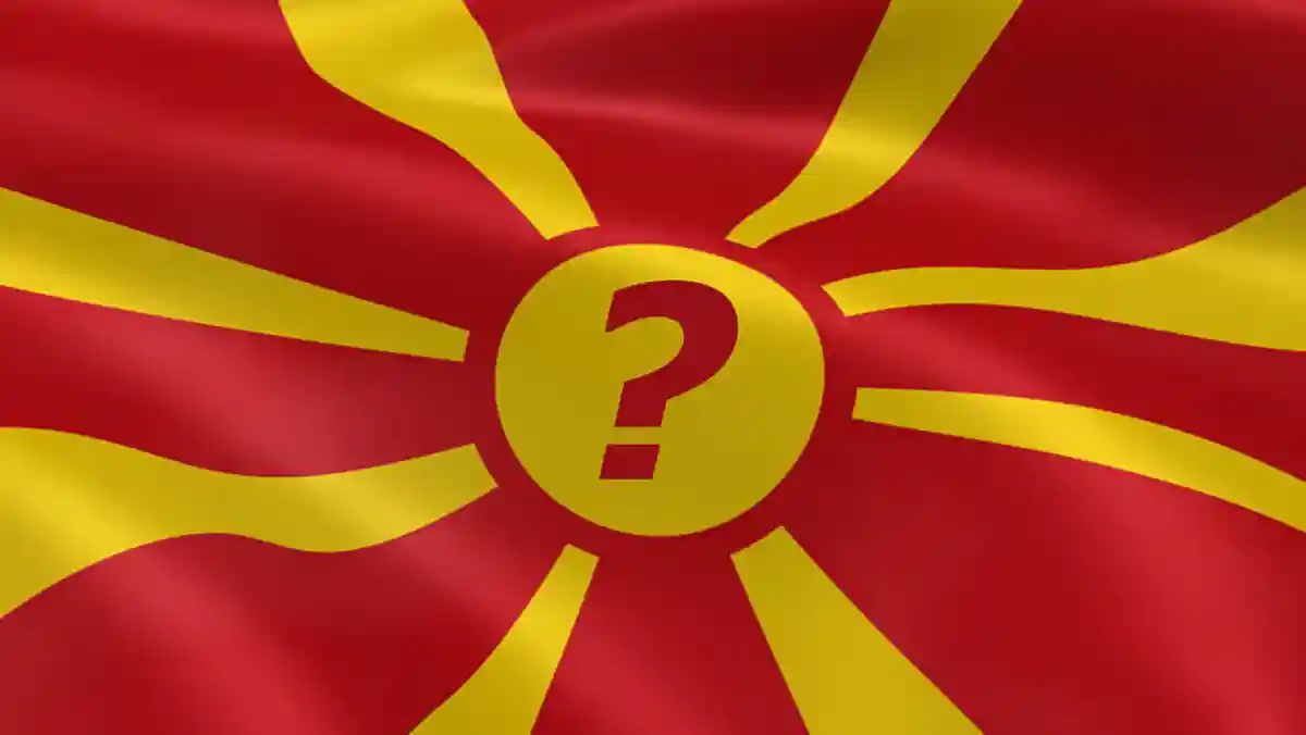 Mazedonien Flagge.