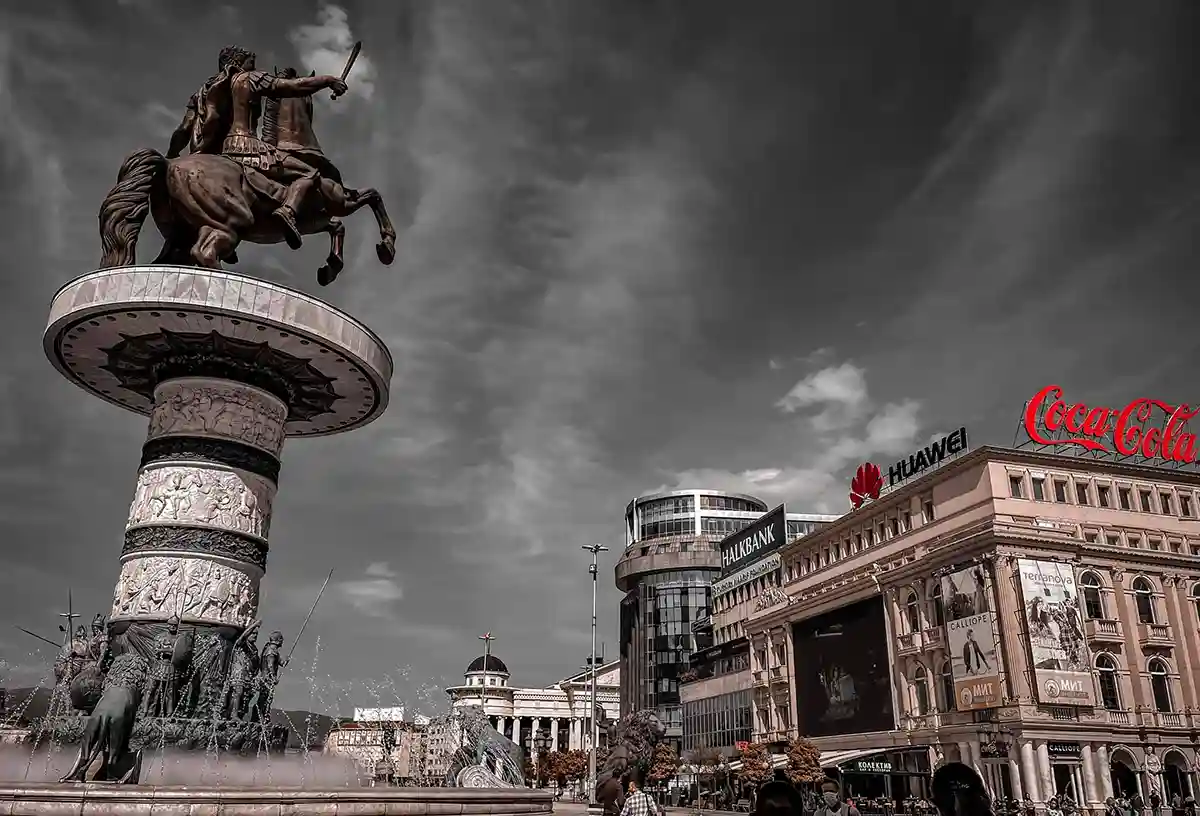 Alexander Statue Skopje.